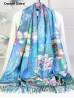 Double-sided Oil Painting Design Fashion Scarf